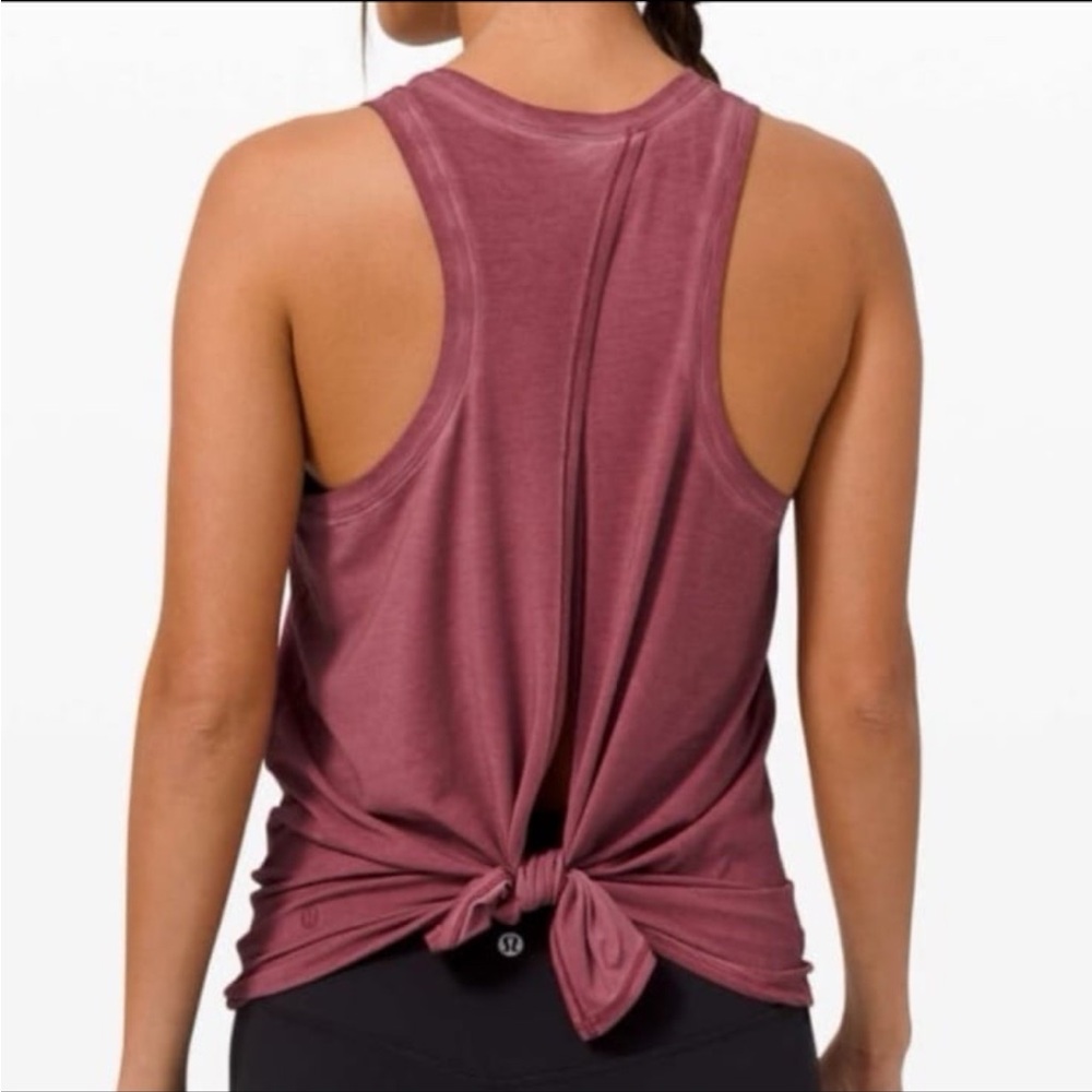 Lululemon tie back tank